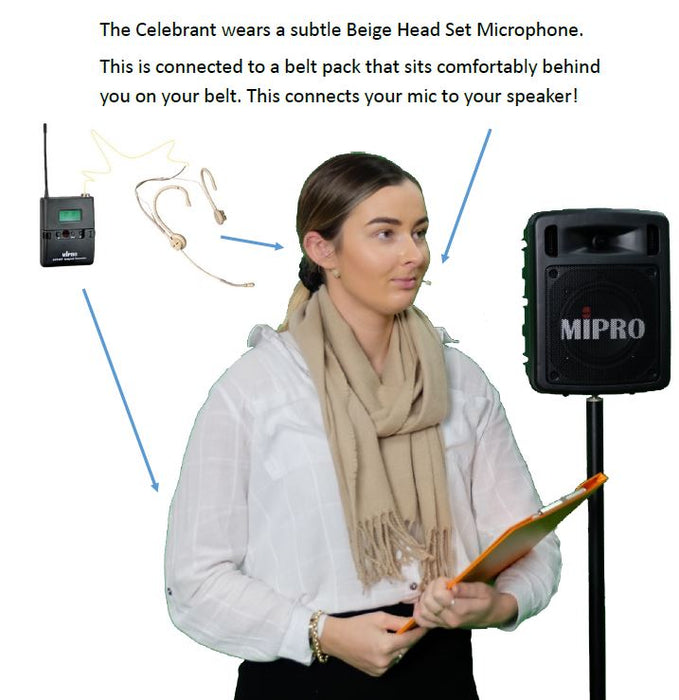 Celebrant Portable PA Package (150 people)