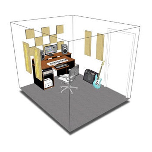 London Room Kit, start-up set, Black 12 Panels (Primacoustic)