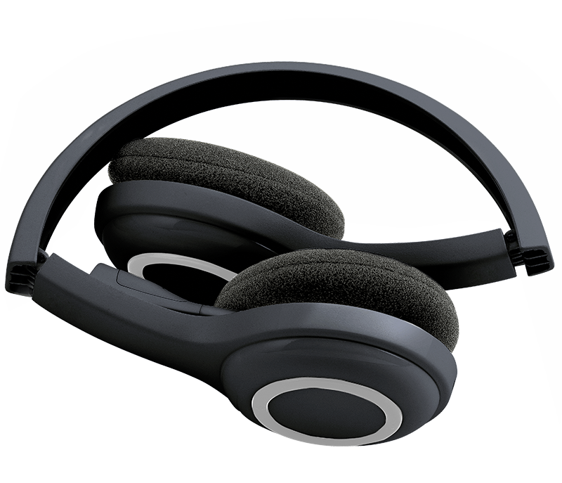 WIRELESS HEADSET FOR COMPUTERS VIA USB RECEIVER (LOGITECH H600)