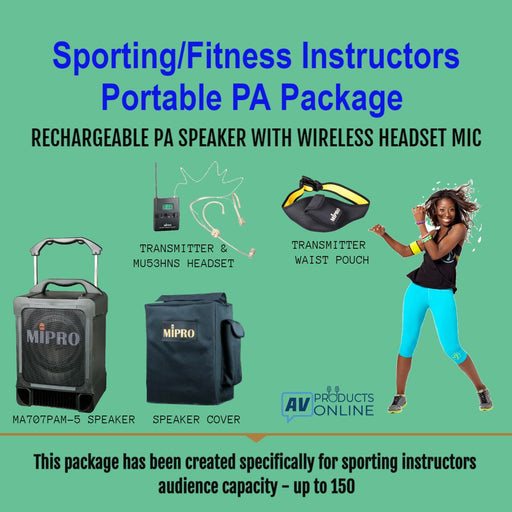 Sporting Instructors Portable PA Package (150 people)