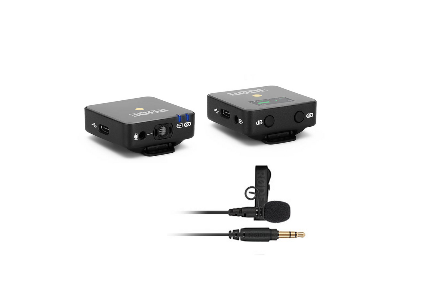 WIRELESS GO COMPACT WIRELESS MICROPHONE SYSTEM & LAPEL MICROPHONE (BLACK)