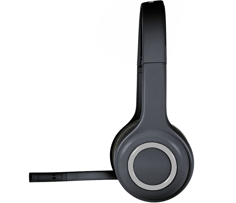 WIRELESS HEADSET FOR COMPUTERS VIA USB RECEIVER LOGITECH H600
